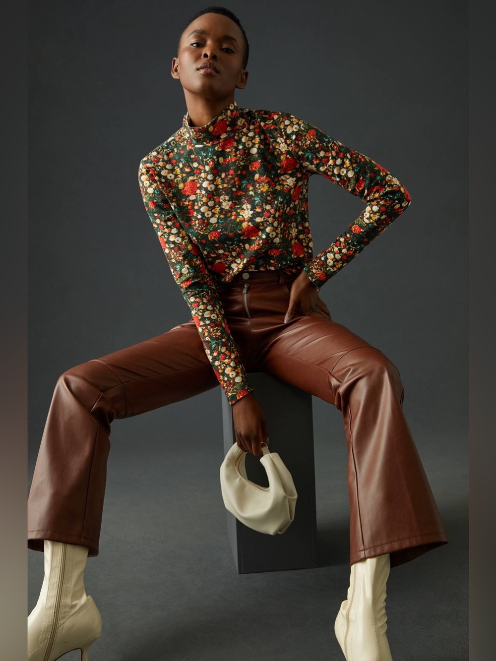 Anthropologie Maeve Turtleneck Top